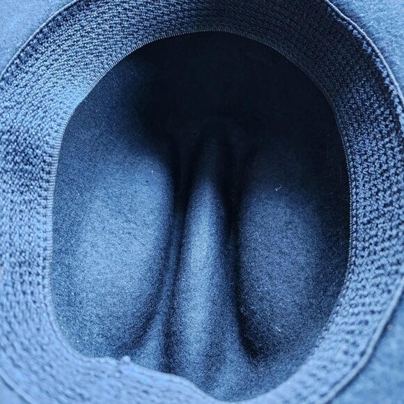 Bailey Black Felt Cowboy Hat | Lightweight Western Style | Elastic Fit - Picture 7 of 8